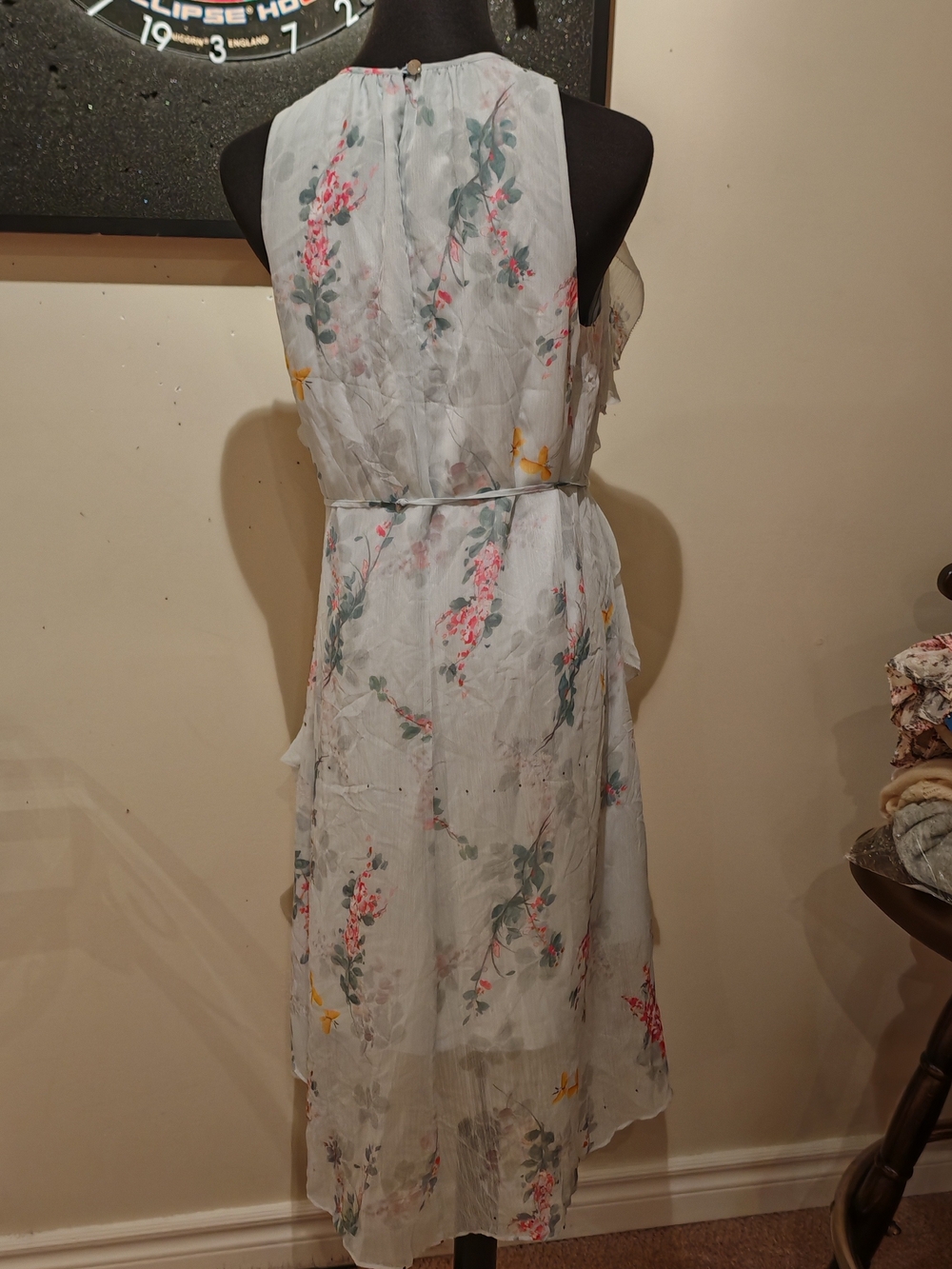 Ted Baker Pariz Sorbet Floral High Low Dress - Picture 8 of 14